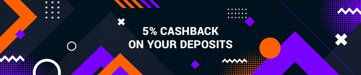 Bonus 5% of the deposits amount in May